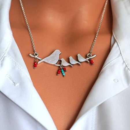 Exquisite Avian Family Necklace